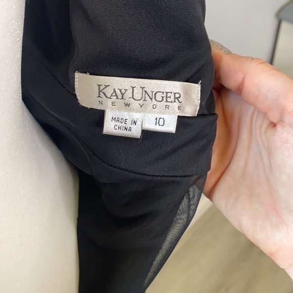 Kay Unger Cold Shoulder Maxi Dress - Picture 8 of 11